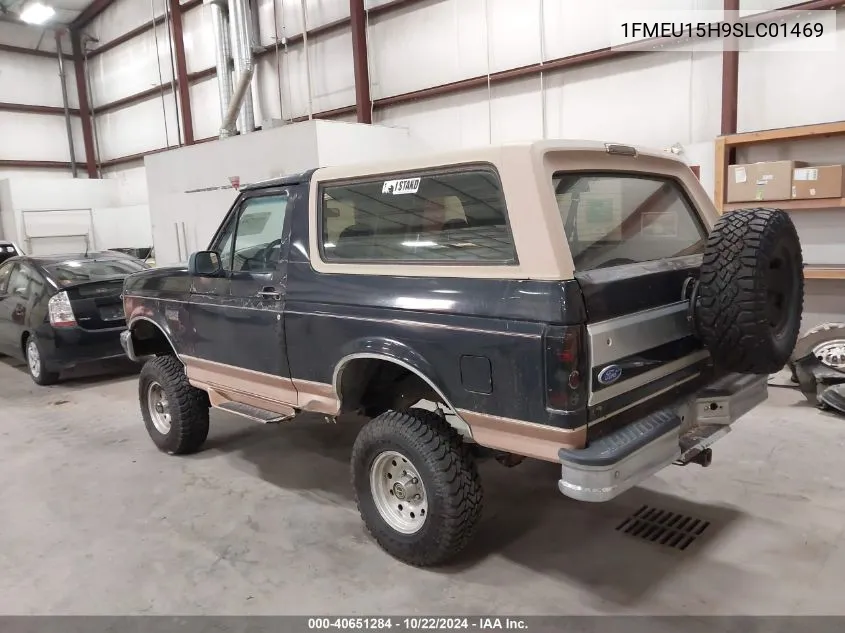 1995 Ford Bronco U100 VIN: 1FMEU15H9SLC01469 Lot: 40651284