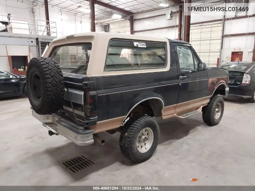 1995 Ford Bronco U100 VIN: 1FMEU15H9SLC01469 Lot: 40651284