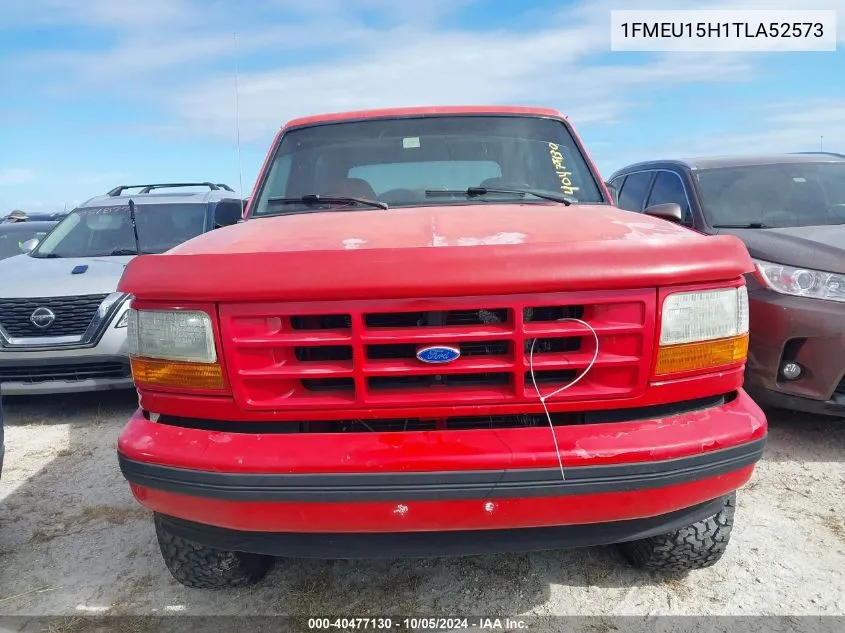 1996 Ford Bronco U100 VIN: 1FMEU15H1TLA52573 Lot: 40477130