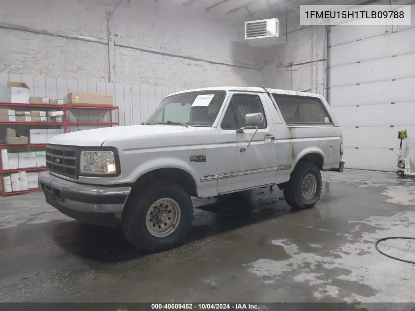 1996 Ford Bronco U100 VIN: 1FMEU15H1TLB09788 Lot: 40509452