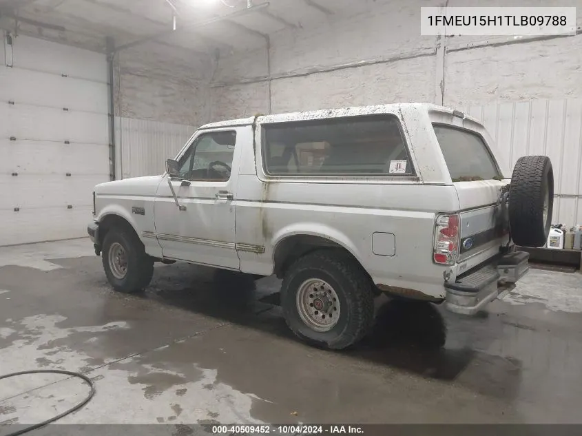 1996 Ford Bronco U100 VIN: 1FMEU15H1TLB09788 Lot: 40509452