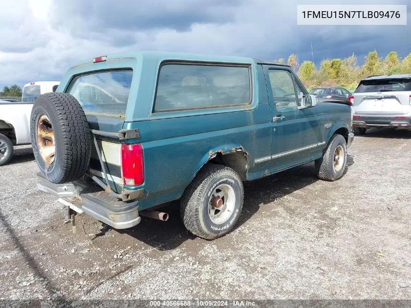 1996 Ford Bronco U100 VIN: 1FMEU15N7TLB09476 Lot: 40566688