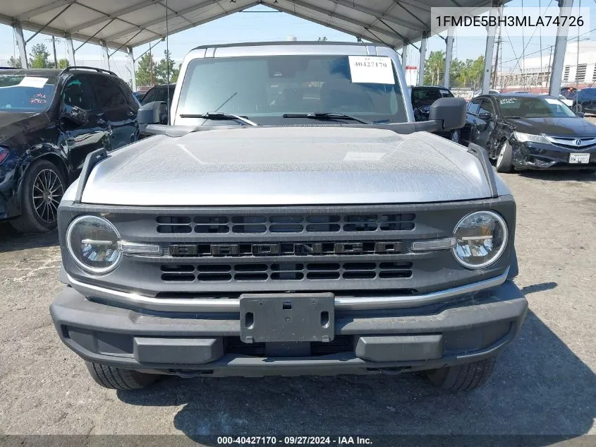 1FMDE5BH3MLA74726 2021 Ford Bronco