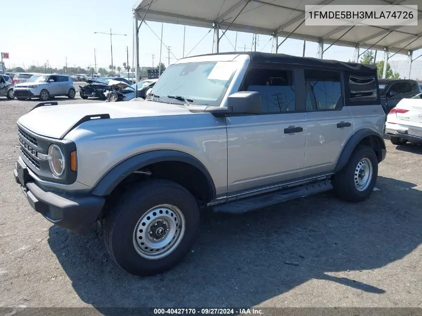 1FMDE5BH3MLA74726 2021 Ford Bronco