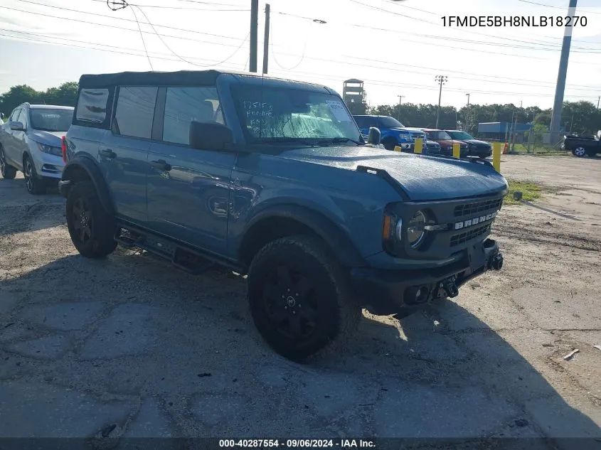 2022 Ford Bronco Big Bend/Black Diamond/Ou VIN: 1FMDE5BH8NLB18270 Lot: 40287554