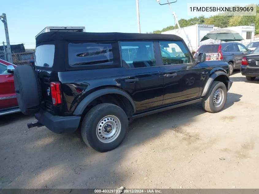 2022 Ford Bronco VIN: 1FMDE5BHXNLB39069 Lot: 40329733