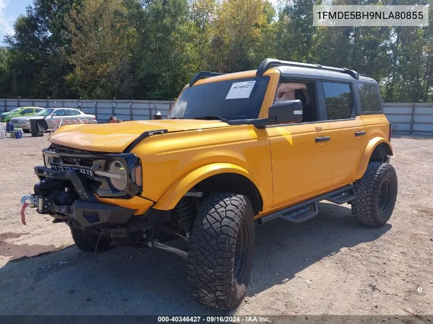 1FMDE5BH9NLA80855 2022 Ford Bronco Outer Banks