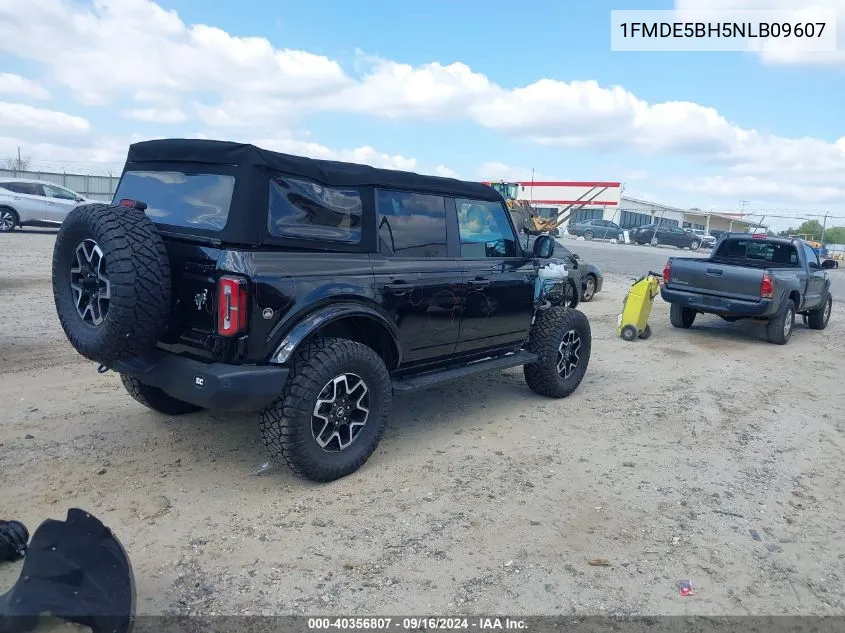 2022 Ford Bronco Outer Banks VIN: 1FMDE5BH5NLB09607 Lot: 40356807