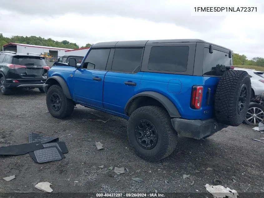 2022 Ford Bronco Wildtrak VIN: 1FMEE5DP1NLA72371 Lot: 40437297