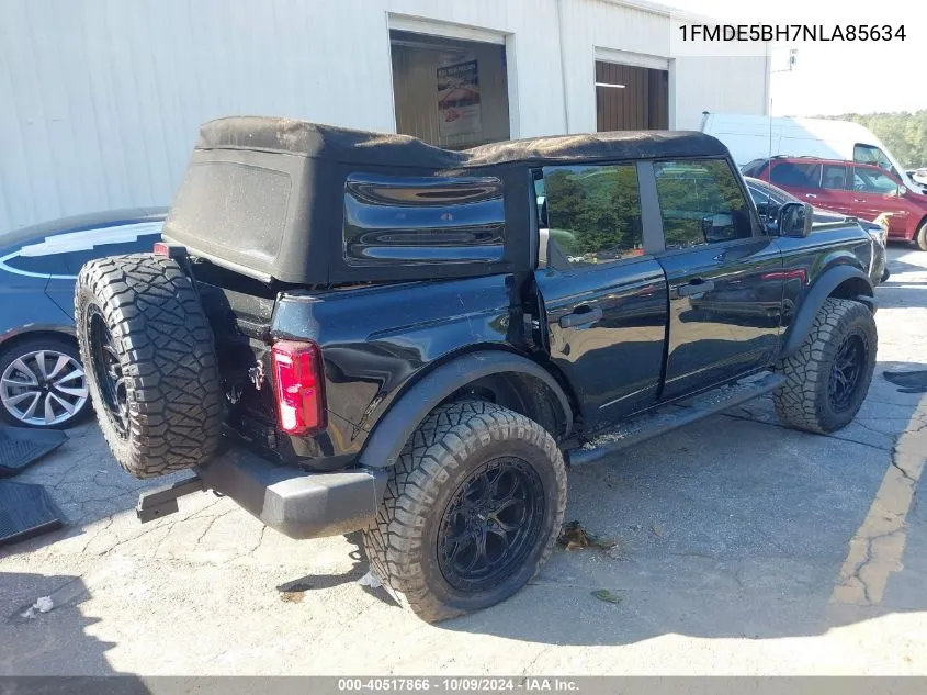 2022 Ford Bronco Big Bend/Black Diamond/Ou VIN: 1FMDE5BH7NLA85634 Lot: 40517866