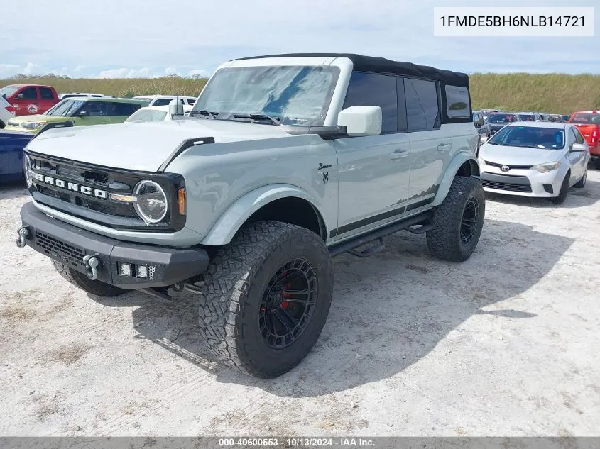 1FMDE5BH6NLB14721 2022 Ford Bronco Big Bend