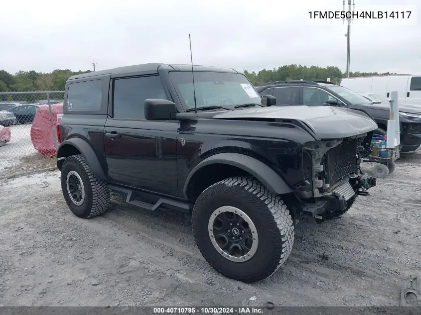 2022 Ford Bronco VIN: 1FMDE5CH4NLB14117 Lot: 40710795