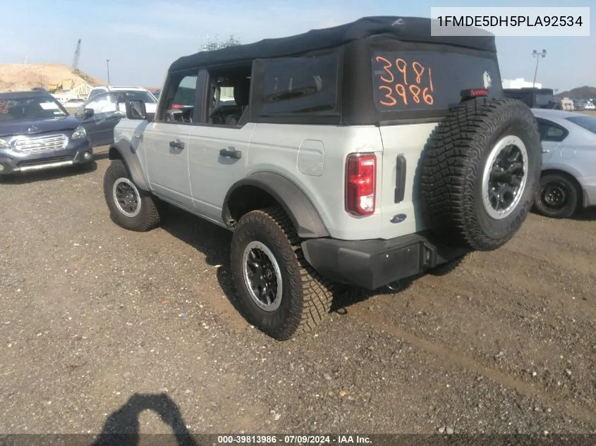 1FMDE5DH5PLA92534 2023 Ford Bronco