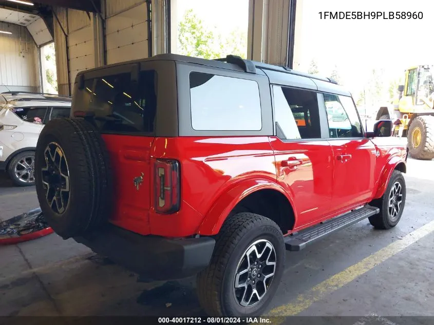 1FMDE5BH9PLB58960 2023 Ford Bronco Outer Banks