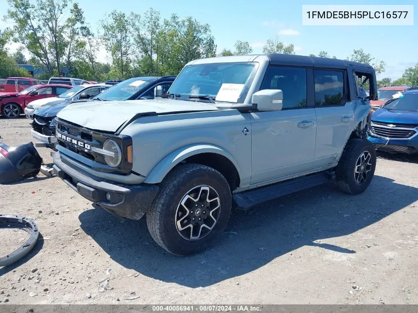 2023 Ford Bronco Outer Banks VIN: 1FMDE5BH5PLC16577 Lot: 40056941