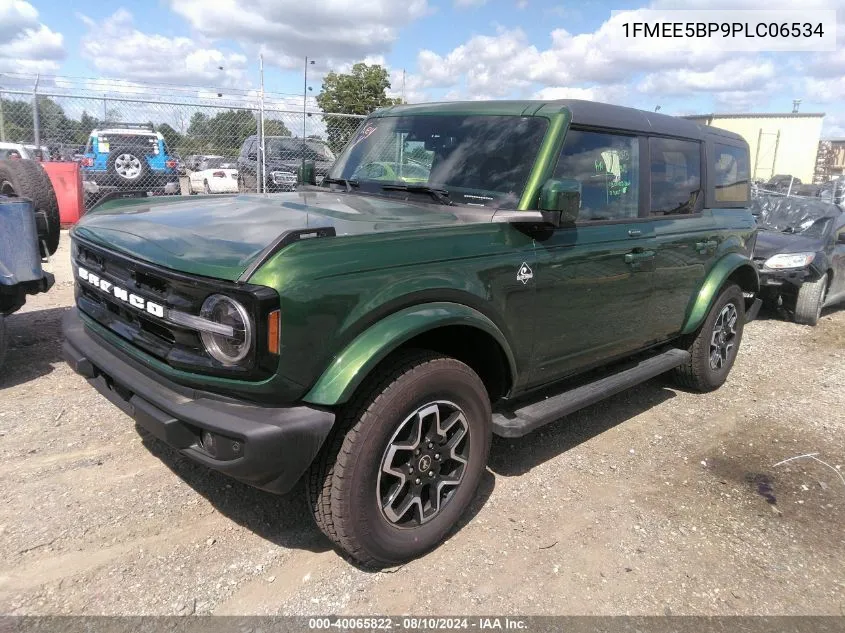 2023 Ford Bronco Outer Banks VIN: 1FMEE5BP9PLC06534 Lot: 40065822