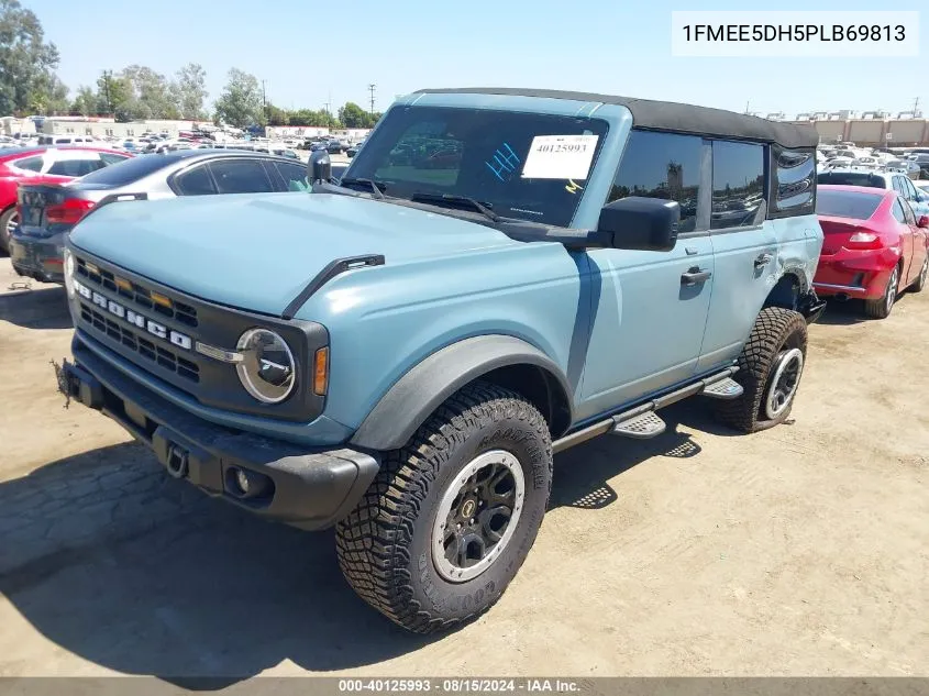 2023 Ford Bronco Black Diamond VIN: 1FMEE5DH5PLB69813 Lot: 40125993