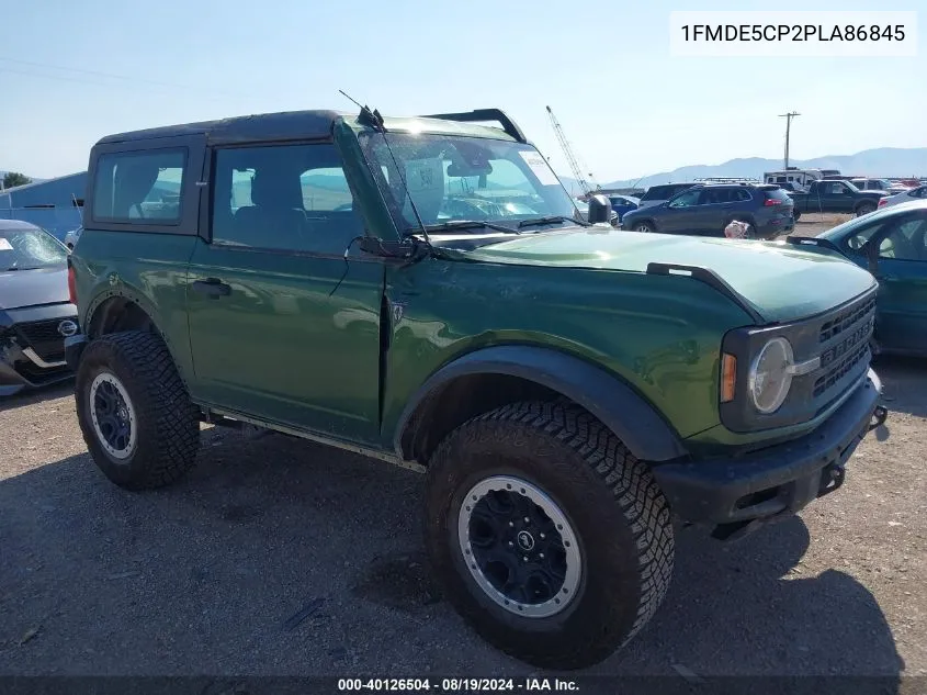 2023 Ford Bronco VIN: 1FMDE5CP2PLA86845 Lot: 40126504