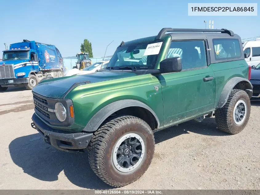 2023 Ford Bronco VIN: 1FMDE5CP2PLA86845 Lot: 40126504