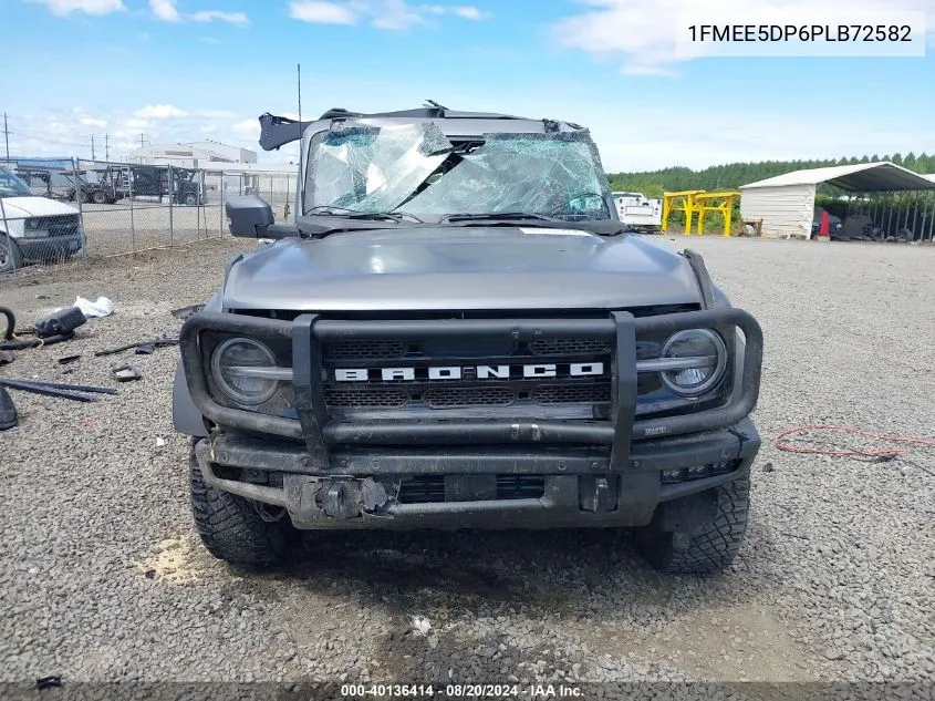 2023 Ford Bronco Outer Banks VIN: 1FMEE5DP6PLB72582 Lot: 40136414