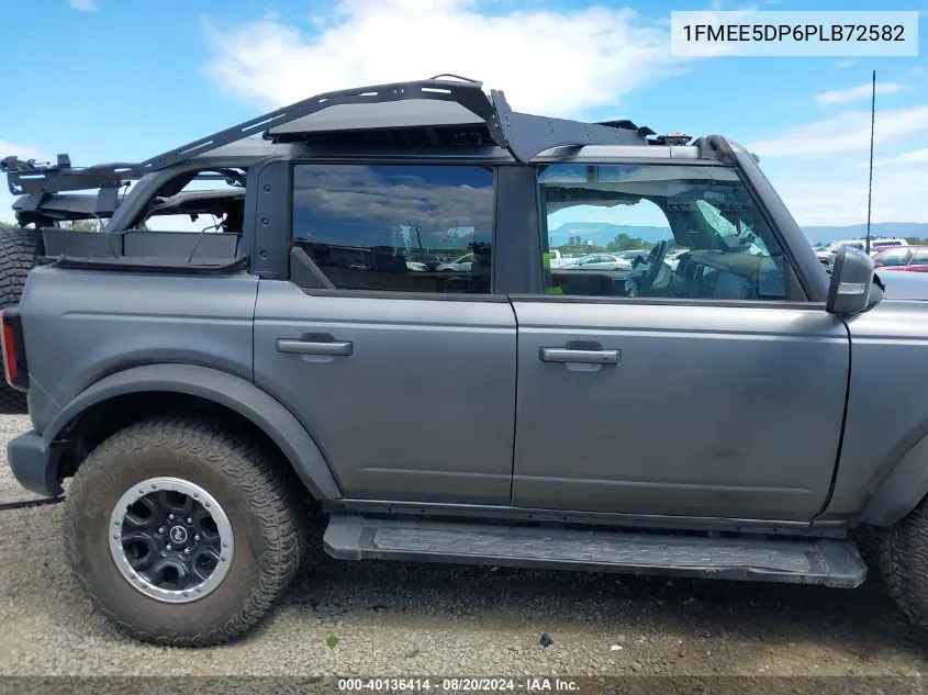 2023 Ford Bronco Outer Banks VIN: 1FMEE5DP6PLB72582 Lot: 40136414