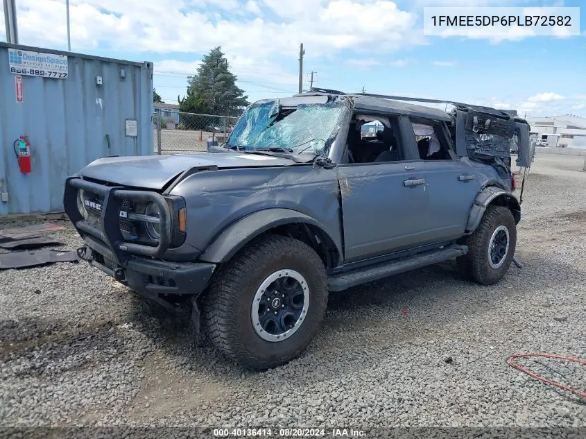 2023 Ford Bronco Outer Banks VIN: 1FMEE5DP6PLB72582 Lot: 40136414