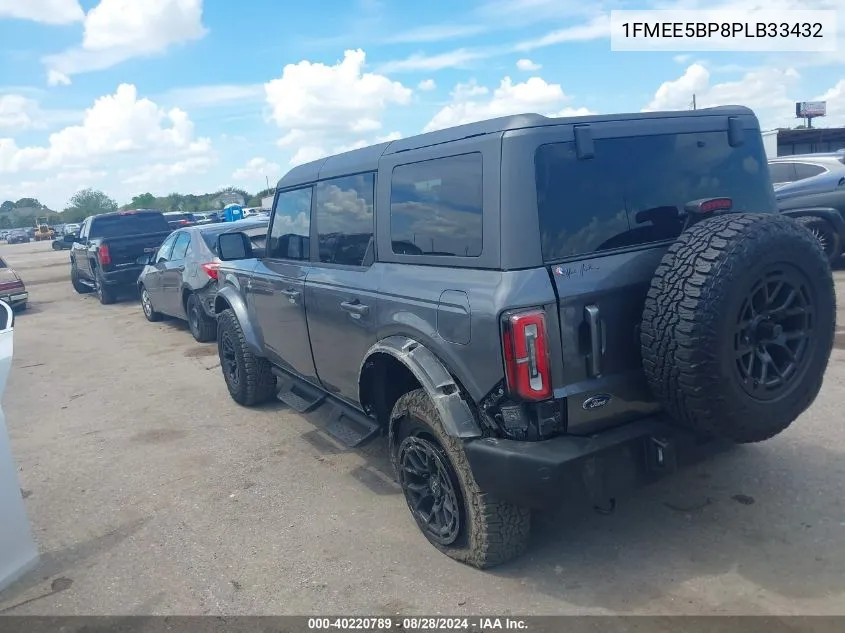 1FMEE5BP8PLB33432 2023 Ford Bronco Outer Banks