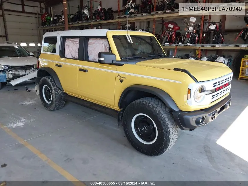 1FMEE4GP3PLA70940 2023 Ford Bronco Heritage Limited Edition