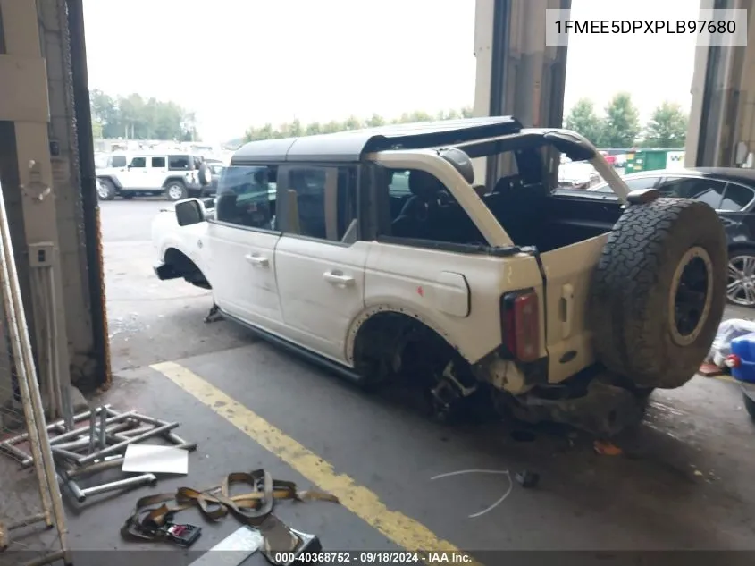 2023 Ford Bronco Outer Banks VIN: 1FMEE5DPXPLB97680 Lot: 40368752