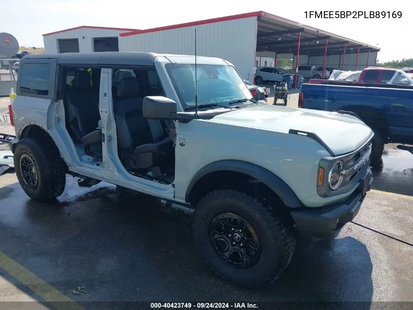 2023 Ford Bronco Big Bend VIN: 1FMEE5BP2PLB89169 Lot: 40423749