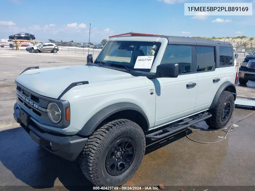 2023 Ford Bronco Big Bend VIN: 1FMEE5BP2PLB89169 Lot: 40423749