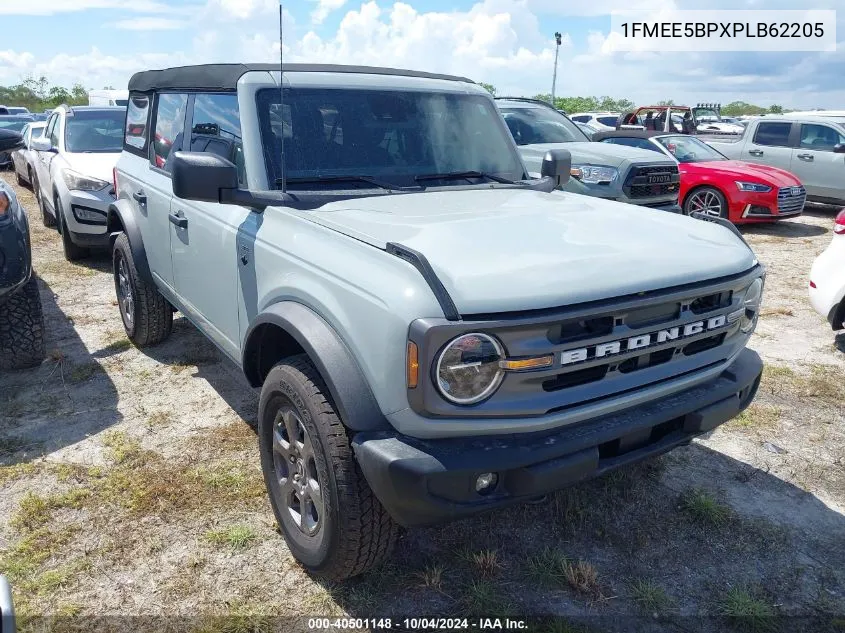 2023 Ford Bronco Big Bend VIN: 1FMEE5BPXPLB62205 Lot: 40501148