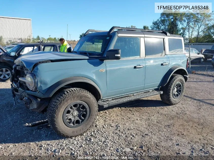 2023 Ford Bronco Big Bend/Black Diamond/Outer Banks/Badlands/Wildtrak/Everglades VIN: 1FMEE5DP7PLA95348 Lot: 40521753