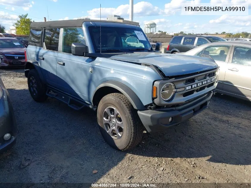 2023 Ford Bronco VIN: 1FMDE58H5PLA99910 Lot: 40557284