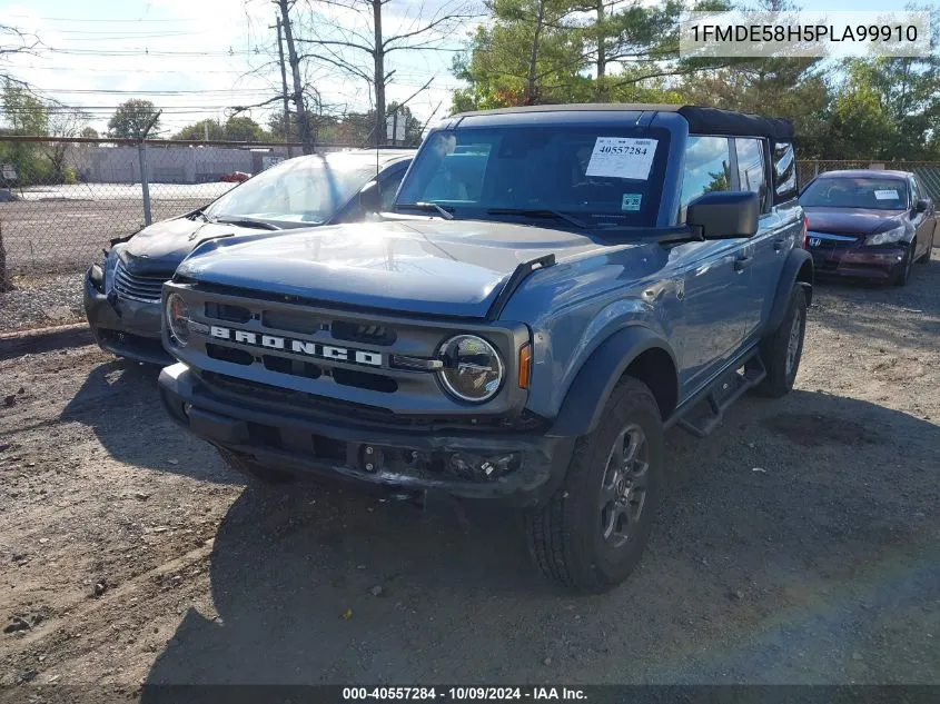 2023 Ford Bronco VIN: 1FMDE58H5PLA99910 Lot: 40557284