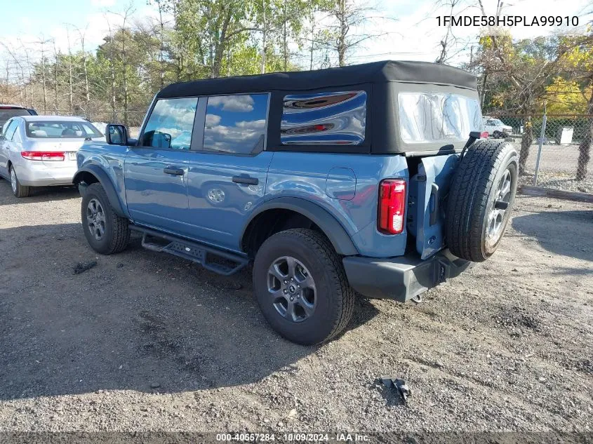 2023 Ford Bronco VIN: 1FMDE58H5PLA99910 Lot: 40557284