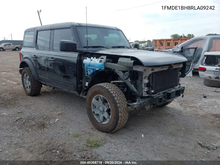 2024 Ford Bronco Black Diamond VIN: 1FMDE1BH8RLA09242 Lot: 40389719