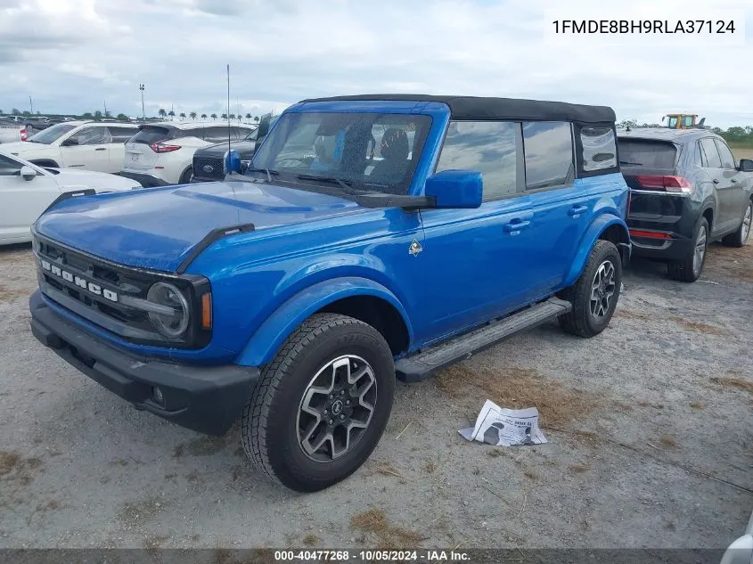 2024 Ford Bronco Outer Banks VIN: 1FMDE8BH9RLA37124 Lot: 40477268