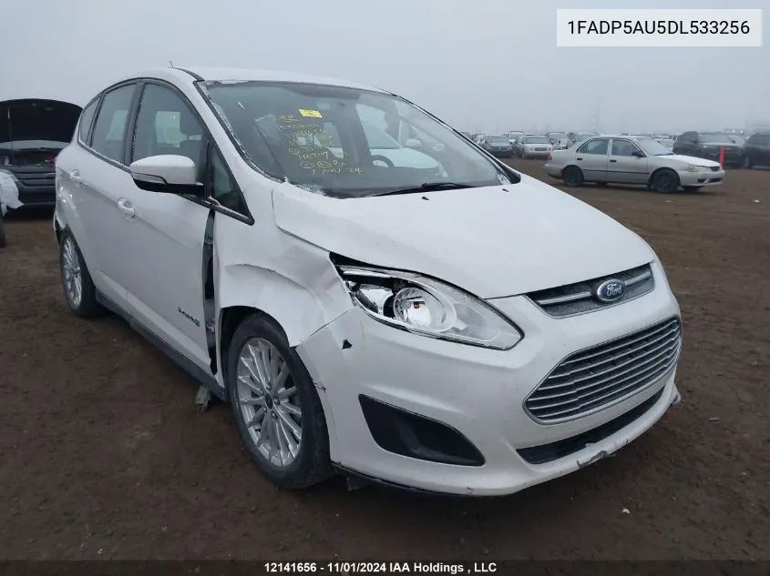 2013 Ford C-Max Hybrid Se VIN: 1FADP5AU5DL533256 Lot: 12141656