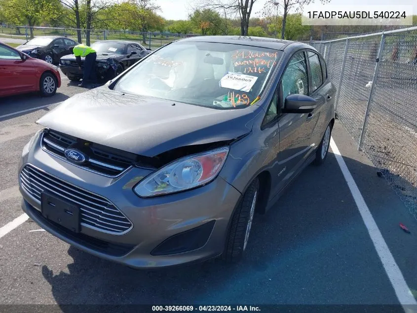 2013 Ford C-Max Hybrid Se VIN: 1FADP5AU5DL540224 Lot: 39266069