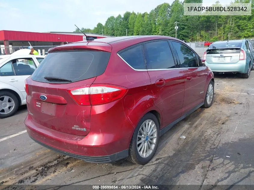 2013 Ford C-Max Hybrid Sel VIN: 1FADP5BU8DL528342 Lot: 39599854