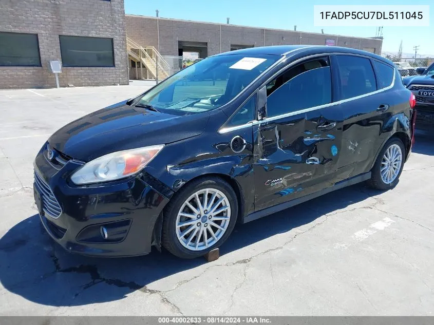 2013 Ford C-Max Energi Sel VIN: 1FADP5CU7DL511045 Lot: 40002633