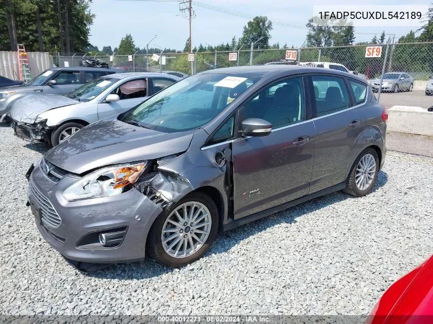 2013 Ford C-Max Energi Sel VIN: 1FADP5CUXDL542189 Lot: 40012271