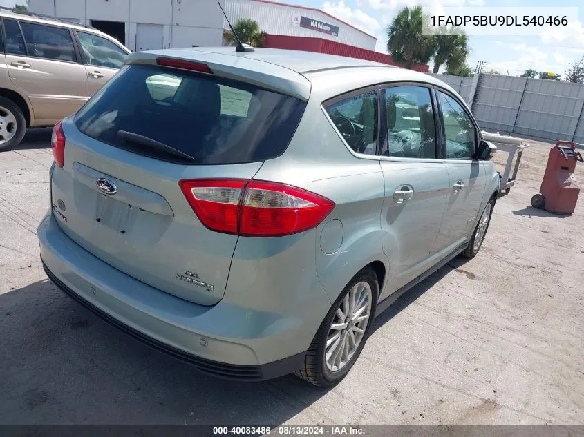 2013 Ford C-Max Hybrid Sel VIN: 1FADP5BU9DL540466 Lot: 40083486