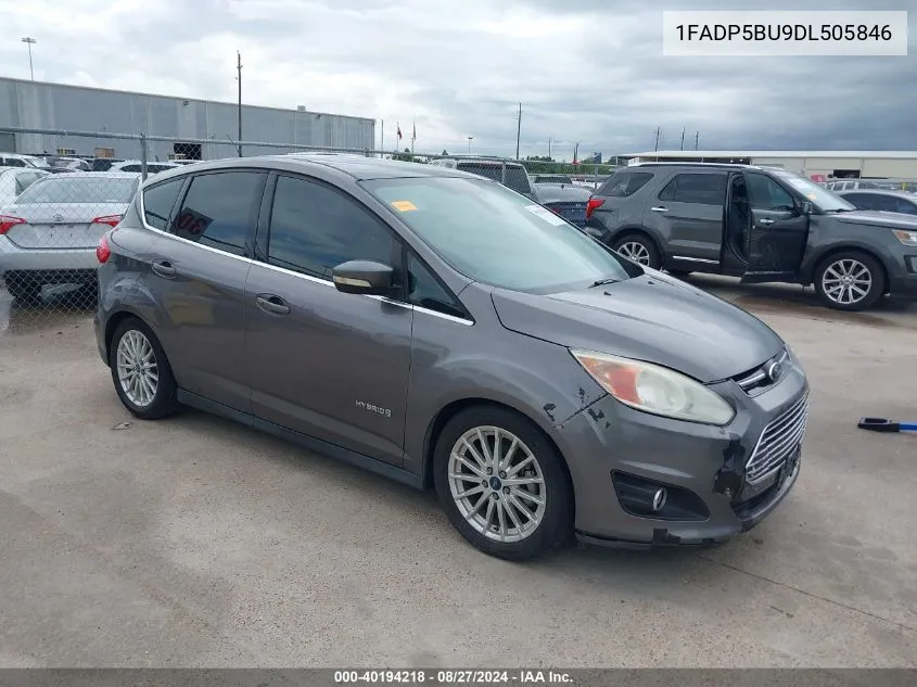 2013 Ford C-Max Hybrid Sel VIN: 1FADP5BU9DL505846 Lot: 40194218