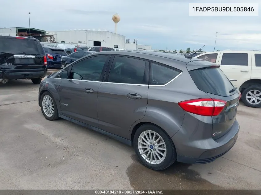 2013 Ford C-Max Hybrid Sel VIN: 1FADP5BU9DL505846 Lot: 40194218