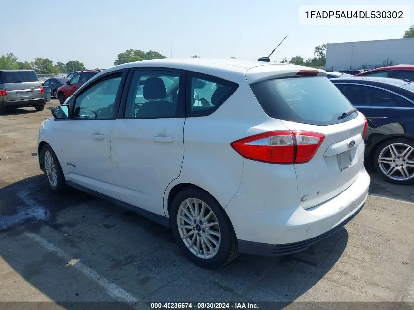 2013 Ford C-Max Hybrid Se VIN: 1FADP5AU4DL530302 Lot: 40235674