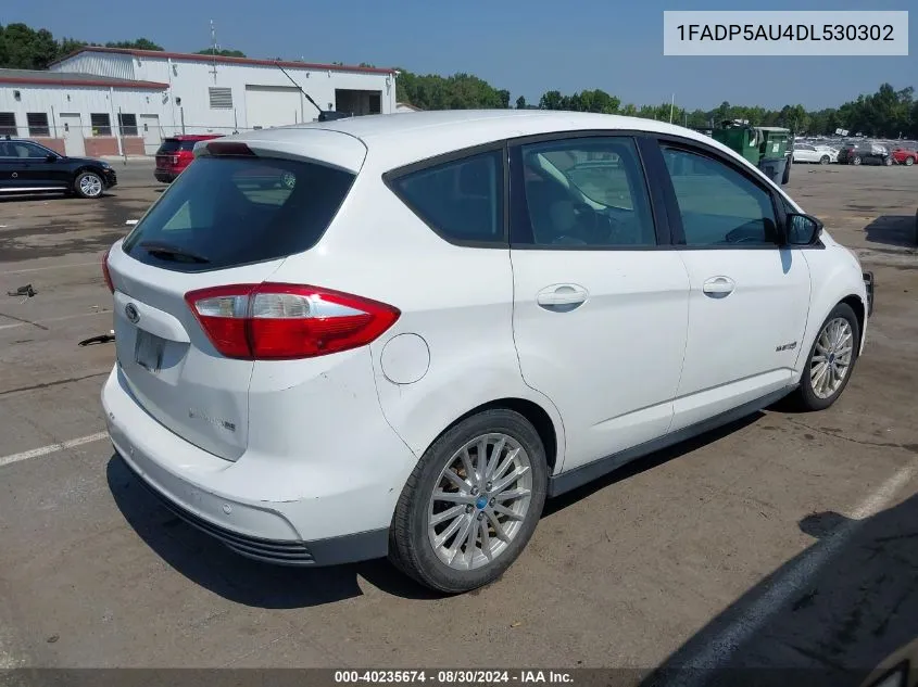 2013 Ford C-Max Hybrid Se VIN: 1FADP5AU4DL530302 Lot: 40235674