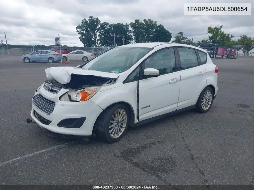 2013 Ford C-Max Hybrid Se VIN: 1FADP5AU6DL500654 Lot: 40237980