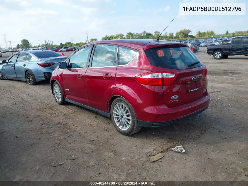 2013 Ford C-Max Hybrid Sel VIN: 1FADP5BU0DL512796 Lot: 40244700